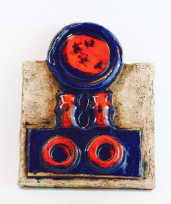 Keramiktavla - Väggplatta från Laholms keramik abstrakt helhet