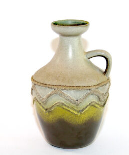 Keramikvas – Fat Lava Strehla Keramik 1304 East Germany