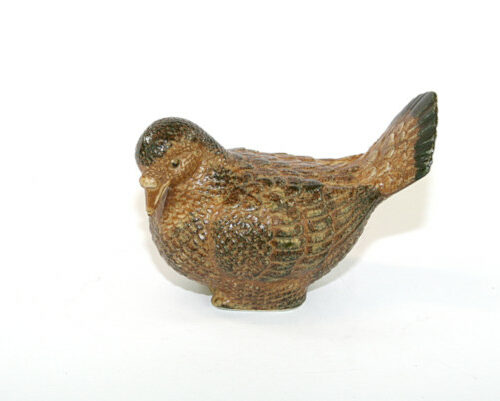 Duva - Figurin fågelskulptur av chamottelera