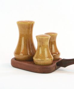 Teak - Kryddställ med keramikströare Made in Sweden