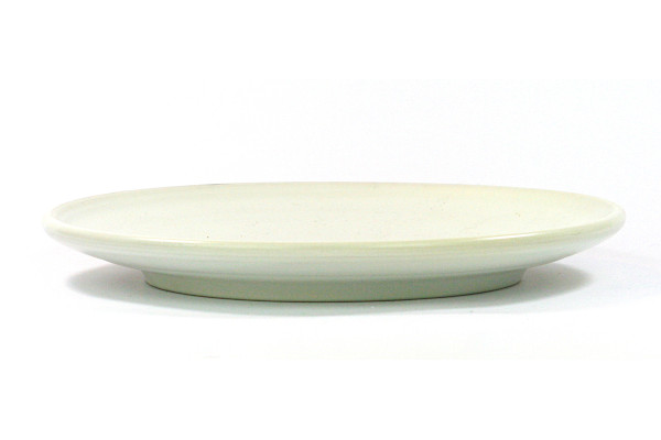 Nittsjo Keramik fat 285-T - Stort rent benvitt keramikfat stort liggande