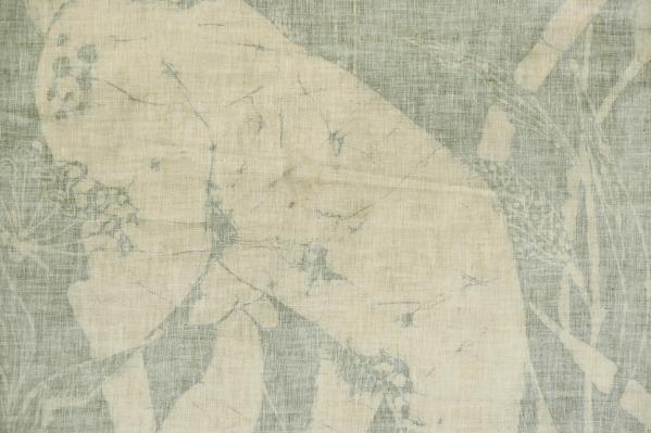 Retro bonad May Buhler – Betande radjur batik detalj baksida