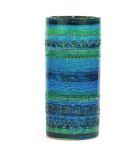 Bitossi Rimini Blu cylindervas 43130/920 stor Aldo Londi sida