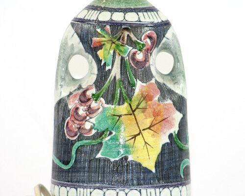 Lampa Tilgmans Keramik pastell vinranka och druvklase detalj monster