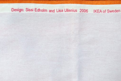 Retrotyg Sissi Edholm och Lisa Ullenius for IKEA 2006 detalj signatur