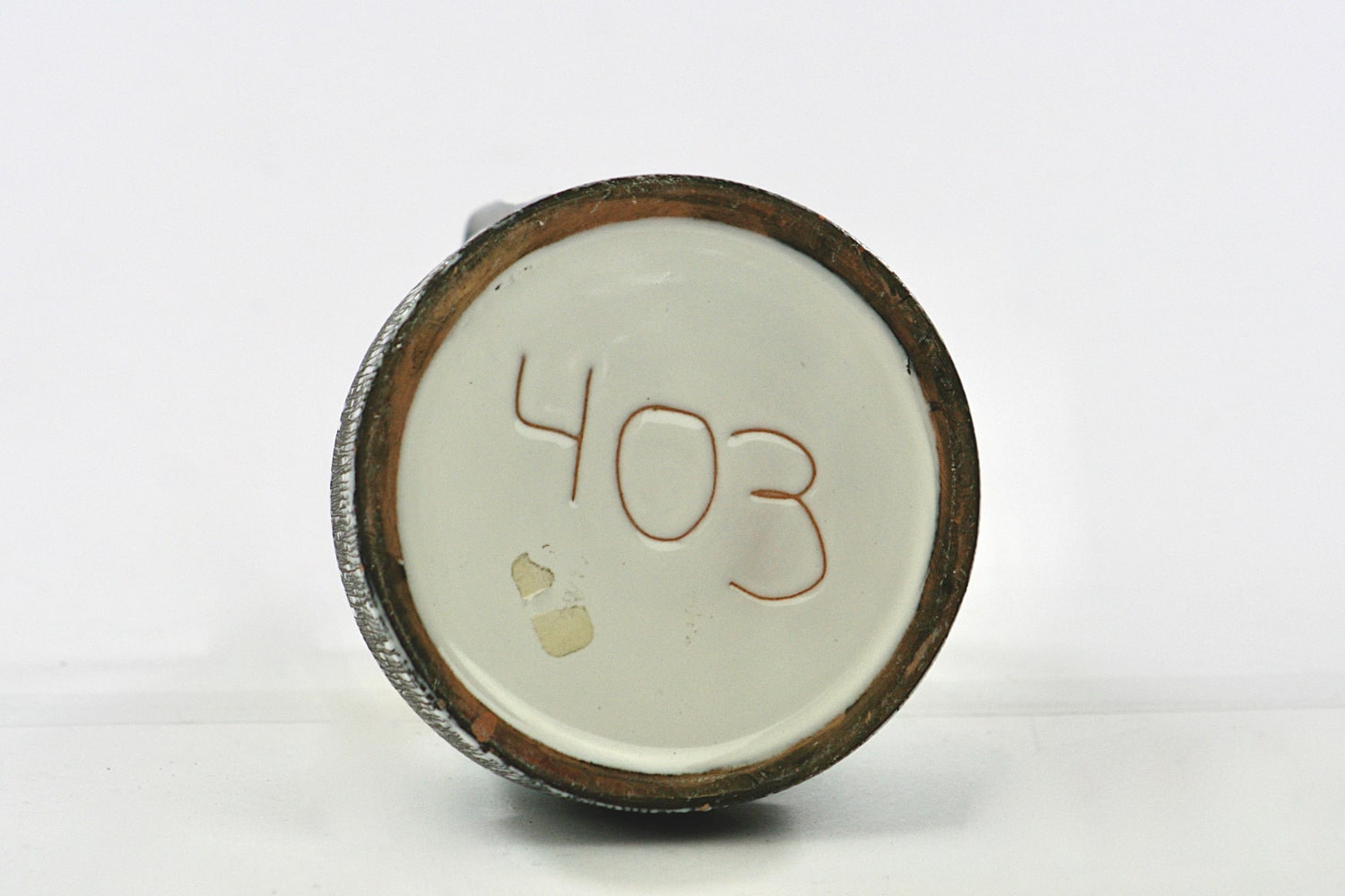 Bromma keramik - Vas 403 med hänkel pastell 1950-tal undersida