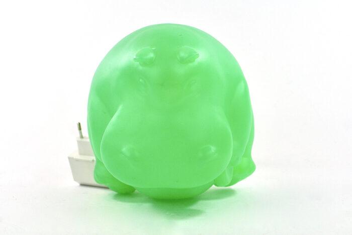 Heico grön flodhäst nattlampa - Egmont Toys ovansida